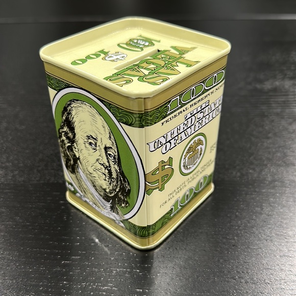 Las Vegas Money Tin Coin Bank - Picture 4 of 8